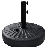 New $55 22L Patio Umbrella Stand 55 Lbs- Heavy...