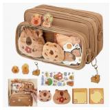 New NEW Capybara Pencil Case,Cute Detachable...