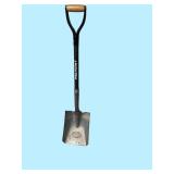 Pro point square shovel D handle composite shaft