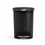 USED $70 simplehuman Semi-Round Step Can, 50L