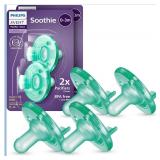 6pack (3-18M) Philips Avent Soothie Baby Pacifiers