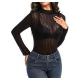 New (XL) BemorRun Lace Tops for Women Long...