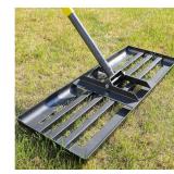 $70 COCONUT Lawn Leveling Rake, 27x10