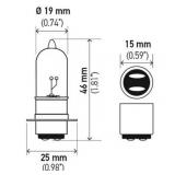 New HELLA A3603 Miniature Standard Bulb, 12V,...