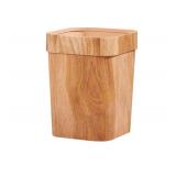 NEW $64 Alipis Wood Grain Trash can 11.61 Inch