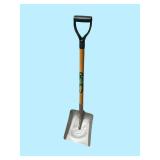 Yardwork square nose, D handle shovel