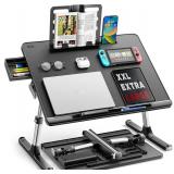 NEW $95 Laptop Bed Tray Desk Adjustable w/Storage