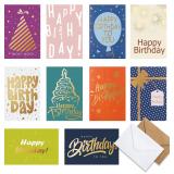 NEW 20PK Unique Design Birthday Cards w/Envelopes