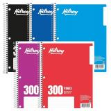 New Hilroy 3-Subject Coil Notebook, 8' x 10.5',...