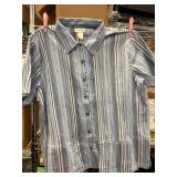 (XL) Blue Strip Shirt