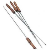 New Metaltex 200643 Wood Handle Skewers 4 Pack,...