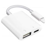 NEW Portable USB Camera Adapter w/Charging Port