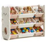 New $120 Kids Storage Organizer Cabinet with 9...
