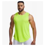 (2XL) Men's Gym Tank Tops, Breathable Quick