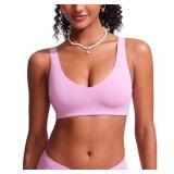 New $38 CRZ YOGA Bikini Tops for Women Padded...