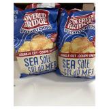 New 2Pk Covered Bridge Seal Salt Crinkle Cut 170g