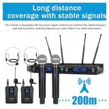 NEW $150 (2 Microphone) Wireless Microphone System
