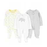 $30 (0M) 3pack Baby-Boys Sleep and PlayFootie