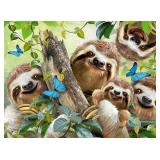 Used USED Ravensburger Sloth Selfie 500 Piece...