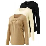 New Star Vibe Womens Long Sleeve Tunic Tops...