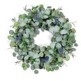 $37 Eucalyptus Wreath for Front Door