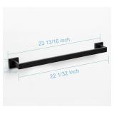 NEW $32 (24') Towel Rack Matte Black