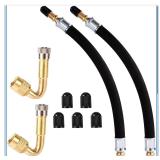 NEW 2pcs Tire Valve Stem Extension Set
