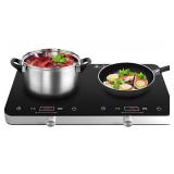 $160 COOKTRON Double Induction Cooktop Burner