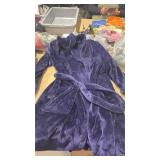 USED Women's (XL) Purple Soft Fleece Bathrobe