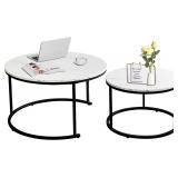 * $262 AT-VALY Nesting Table Set of 2,Round...