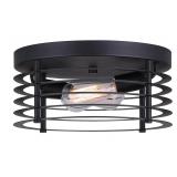 New $160 NEW Canarm Alder 2-Light 13-in Matte...