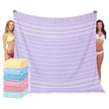 SEALED Giant Turkish Beach Towel Blanket 85x75...