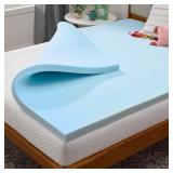 New $84 Linenspa 2 Inch Memory Foam Mattress...
