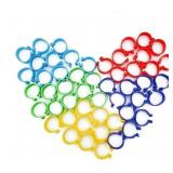NEW Chicken Clip On Leg Rings 5 Colors