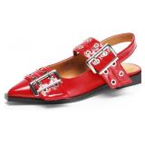 NEW (10) Women's Slingback Flats-Adjustable