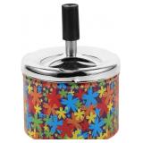 NEW Automatic Extinguishing Metal Ashtray