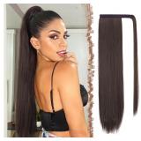 NEW 430 24' Long Straight Ponytail Extension