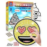SEALED 2PK Emoji Suncatcher Gemstone Craft Kit
