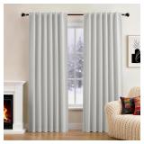 New $71 100% Blackout Curtains 52'W x 84'L 84...