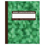 NEW 120PG Primary Minecraft Composition Notebook