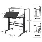 USED $86 SogesHome 31.5 inch Mobile Standing Desk