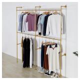 NEW $170 (90') Industrial Pipe Clothes Rack