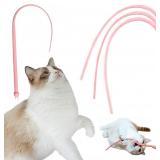 NEW Mouse Tail Cat Toy Wand -Non-Toxic & Durable