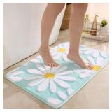 New $35 Cartoon Daisy Flower Rug, 16x24in Daisy...
