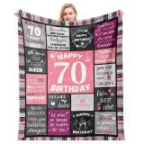 New 70th Birthday Gifts for Women, 70th Happy...