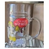 I Like My Nuts With Sausage Beer Mug 20 oz