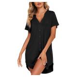OPENED Ekouaer Women V Neck Button Down...