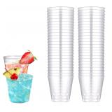 New 50 Pack Shot Cups, 1.5oz Hard Thick Plastic...