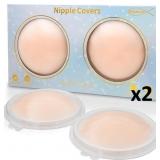 NEW $30 2 X 2PKs Silicone Nipple Covers