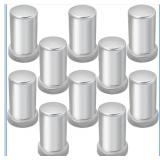 NEW $55 10pc Plastic Tube Push-On Nut Cover